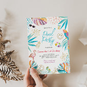 Tropical Pool Party zum Geburtstag Einladung