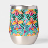 Tropical Print Wine Tumbler (Rechts)