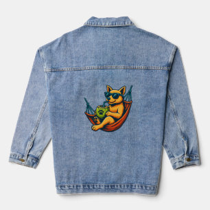 Tropical Pup Vibes Jeansjacke