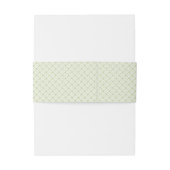 Tropical Rattan Wedding Einladungsbanderole (Rückseitenbeispiel)