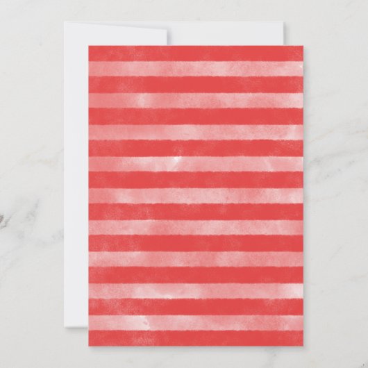 Tropical Red Watermelon Kinderdusche Einladung (Rückseite)