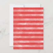 Tropical Red Watermelon Kinderdusche Einladung (Rückseite)