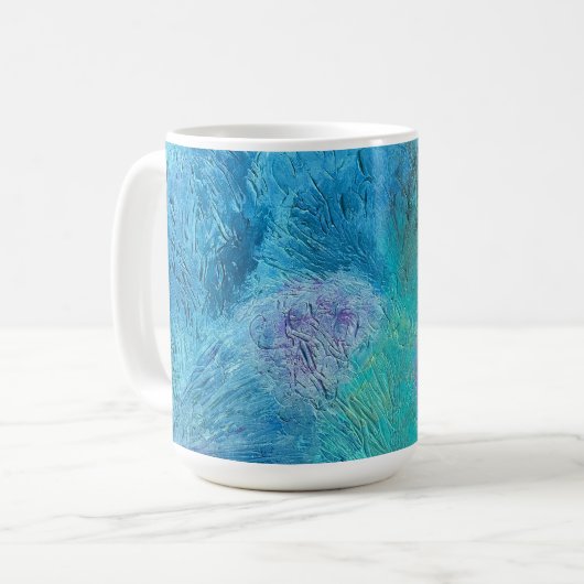 Tropical Reef original Art Coffee Tasse (Vorderseite Links)