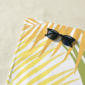 Tropical Retro #2 #palms #decor #art Strandtuch (Beispiel)