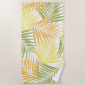 Tropical Retro #2 #palms #decor #art Strandtuch (Vorderseite)