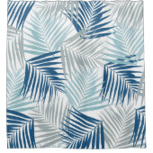 Tropical Retro #4 (Coastal Vibes) #palms #decor Duschvorhang (Vorderseite)