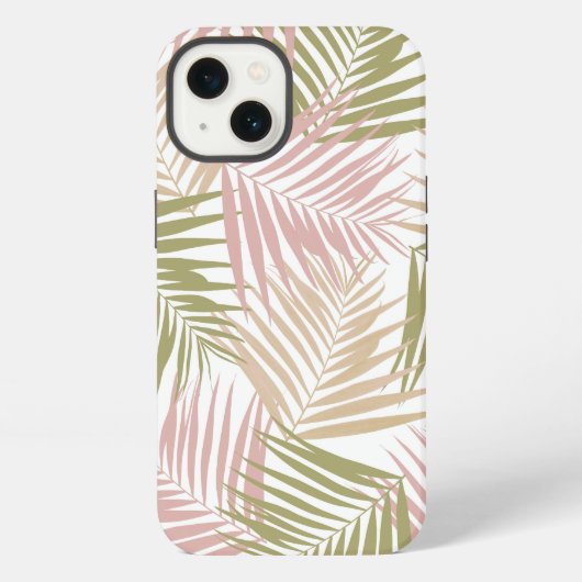 Tropical Retro #8 (Beachy Vibes) #palms #decor iPhone Hülle (Rückseite)