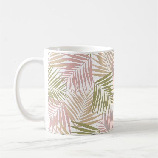 Tropical Retro #8 (Beachy Vibes) #palms #decor Kaffeetasse (Links)