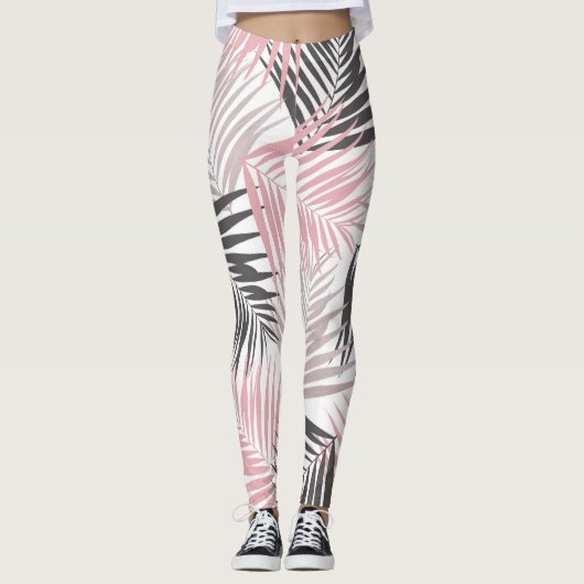 Tropical Retro #9 (Beachy Vibes) #palms #decor Leggings (Vorderseite)