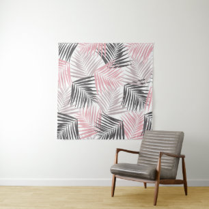 Tropical Retro #9 (Beachy Vibes) #palms #decor Wandteppich