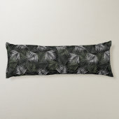 Tropical Retro Night Pattern #2 #palms #decor #art Seitenschläferkissen (Rückseite)