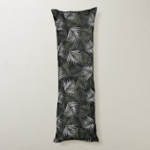 Tropical Retro Night Pattern #2 #palms #decor #art Seitenschläferkissen (Rückseite (Vertikal))