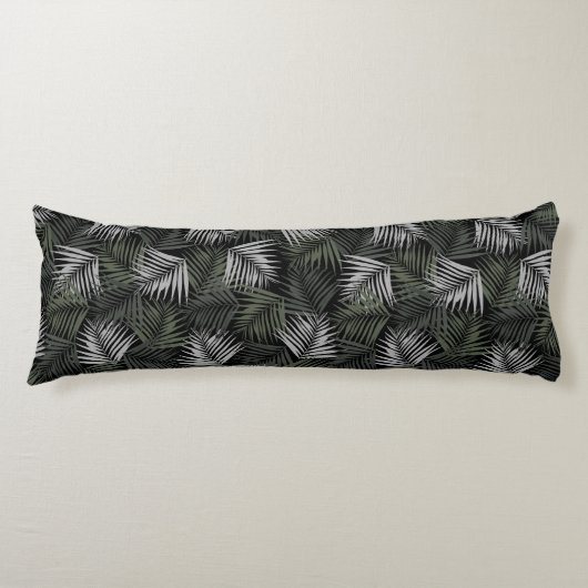 Tropical Retro Night Pattern #2 #palms #decor #art Seitenschläferkissen (Vorderseite)
