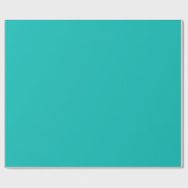 Tropical Robin Egg Blue Solid Color Geschenkpapier (Flach)
