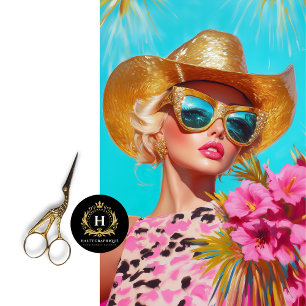 Tropical Rodeo Glam Decoupage Seidenpapier