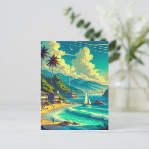 Tropical Ryukyu Dreams Feiertagspostkarte