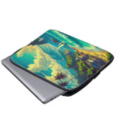 Tropical Ryukyu Dreams Laptopschutzhülle (Vorne Knopf)