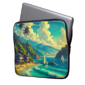 Tropical Ryukyu Dreams Laptopschutzhülle (Vorderseite Links)