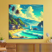 Tropical Ryukyu Dreams Leinwanddruck (Insitu (Wohnzimmer))