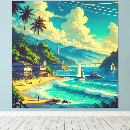 Tropical Ryukyu Dreams Leinwanddruck (Insitu (Holzboden))