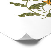 Tropical Safari Animal Wedding Willkommenszeichen Poster (Ecke)