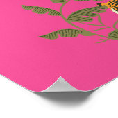 Tropical Safari Animal Wedding Willkommenszeichen Poster (Ecke)