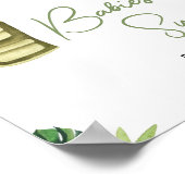 Tropical Safari Jungle Animals Babies sind süß Poster (Ecke)