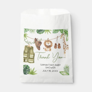 Tropical Safari Jungle Animals Baby Dusche Geschenktütchen