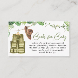 Tropical Safari Jungle Animals Books for Baby Begleitkarte