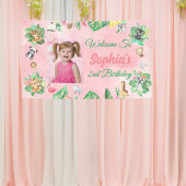 Tropical Safari Jungle Animals Kindergeburtstag Banner