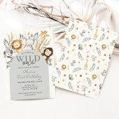 Tropical Safari Wild One Jungle Animals Geburtstag Einladung