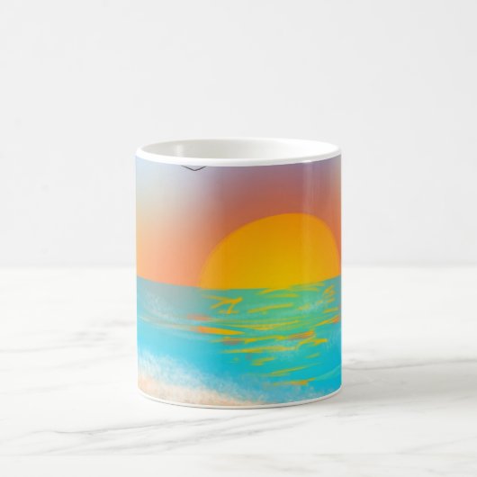 Tropical Sailboat Tasse (Mittel)