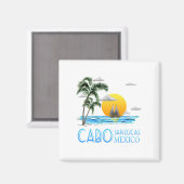 Tropical Sailing Cabo San Lucas Mexico Magnet (Vorderseite/Rückseite)