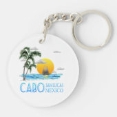Tropical Sailing Cabo San Lucas Mexico Schlüsselanhänger (Rückseite)