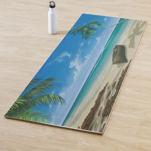 Tropical Sandy Beach Paradise Yoga Mat Yogamatte (Beispiel)