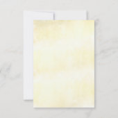 Tropical Sandy Beach Wedding UAWG RSVP Karte (Rückseite)