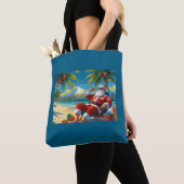 Tropical Santa Beach Christmas Tasche (Von Nahem)