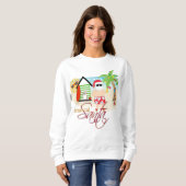 Tropical Santa Christmas Sweatshirt (Vorne ganz)