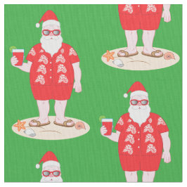 Tropical Santa Claus Stoff