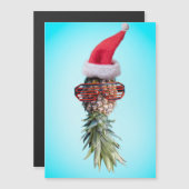 Tropical Santa Pineape Magnetkarte (Vorne/Hinten)