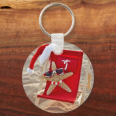 Tropical Santa Schlüsselanhänger (Vorderseite)