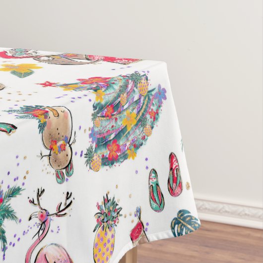 Tropical Santa Tischdecke (Beispiel)