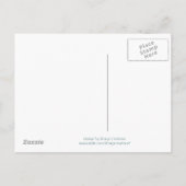 Tropical Save the Date Ankündigungspostkarte (Rückseite)