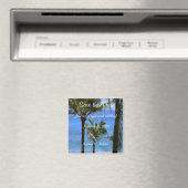 Tropical Save the Date Magnet (In Situ (Geschirrspüler))