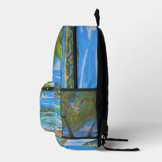 Tropical scene backpack bedruckter rucksack (Rechts)