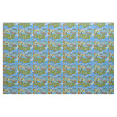 Tropical Scene Baumwollstoff Stoff (Fat Quarter (45,7 x 55,9 cm))