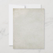 Tropical Seashell Wedding Einladung (Rückseite)