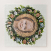 Tropical Seashells Weihnachtskraut Custom Foto Puzzle (Horizontal)