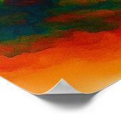 Tropical Serenity Landscape Poster (Ecke)