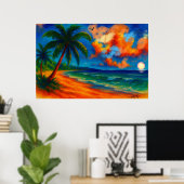Tropical Serenity Landscape Poster (Heimbüro)